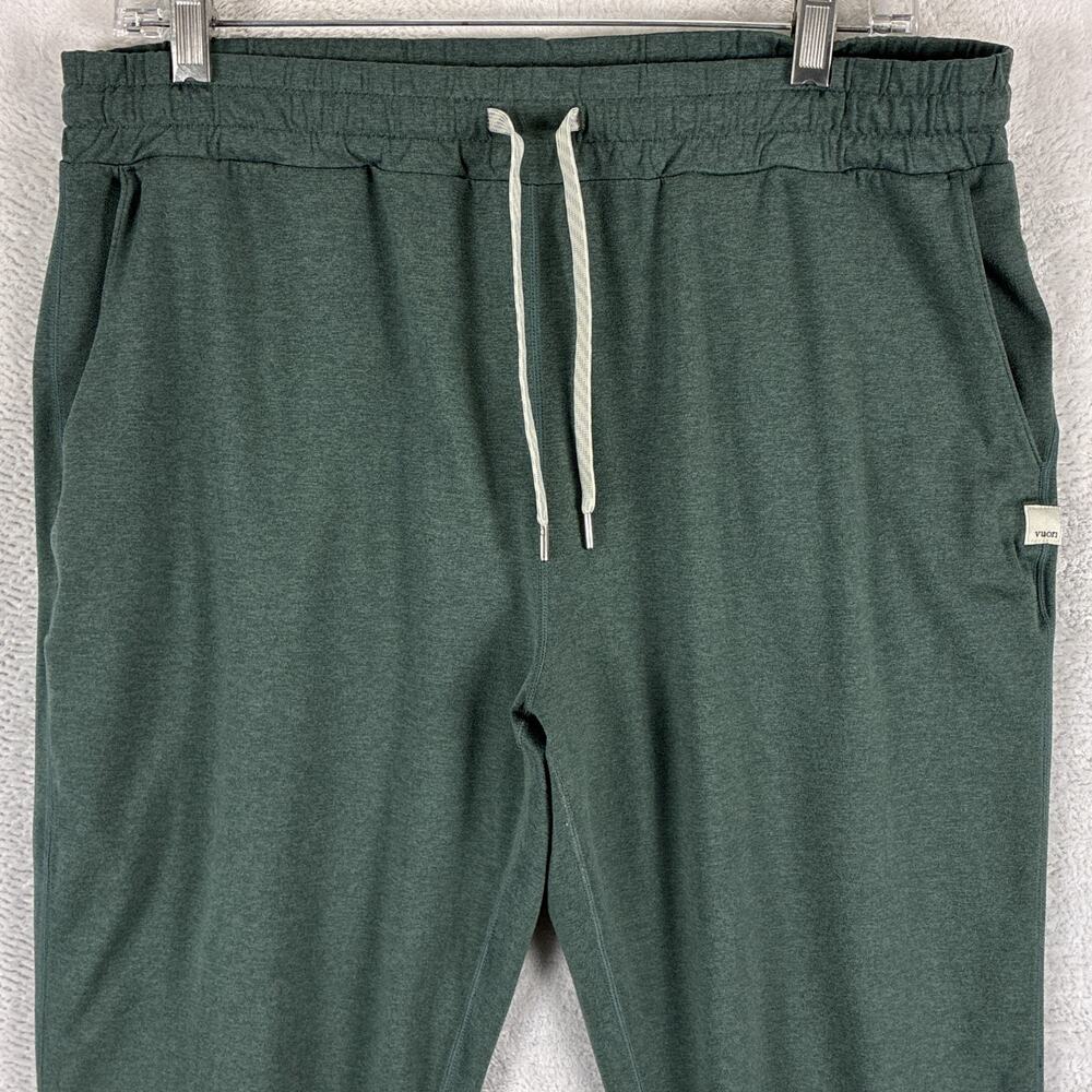Vuori Jogger Womens L Green Performance Pants Drawstring Preppy Gym Workout - Picture 2 of 10